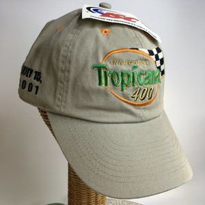 Nascar Racing In Inaugural Tropicana 400 Trucker Strap Back Hat Cap 2001 NWT